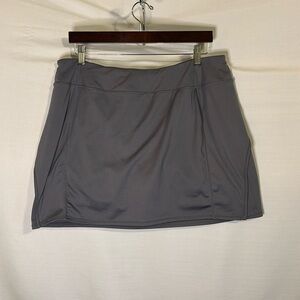 Tangerine Active Skort Skirt Gray XXL Golf Tennis Hiking Walking Athleisure